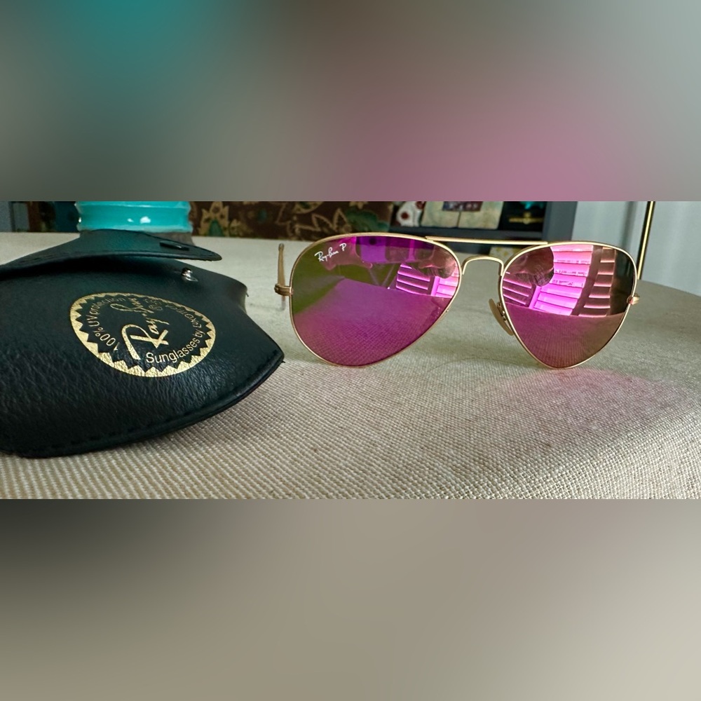 Ray-Ban Women Aviator Flash Lenses
